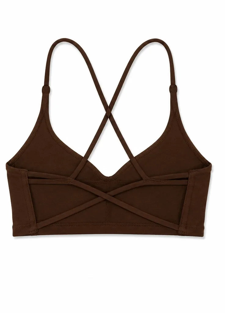 Sports Bra in Brown